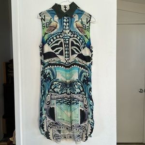Mary Katrantzou silk tunic dress